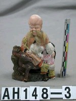 藏品(粘土塑像－騎鹿老人)的圖片